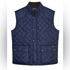 Polo by Ralph Lauren Men's Blue Quilted Vest Mens size 4XL $80